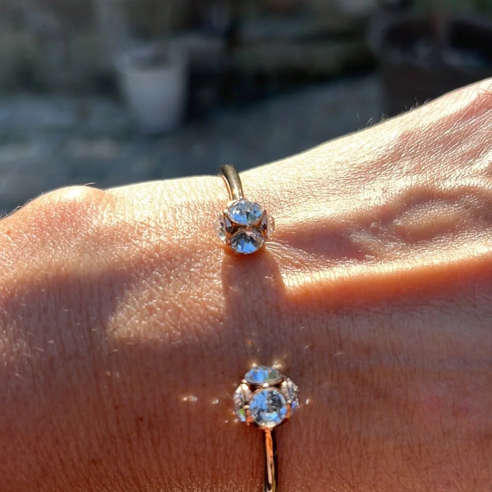 NEW KATE SPADE LADY MARMALADE ROSE GOLD OPEN CUFF BRACELET - Picture 2 of 3